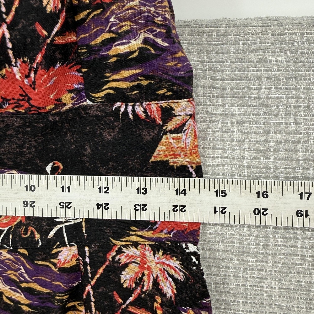 Free People Dress Womens 4 Black Flamingo Tropical Linen Maxi Strappy Open‎ Back - Picture 8 of 15